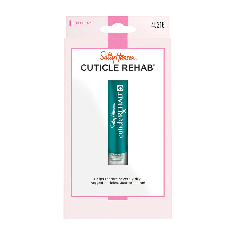 Sally Hansen Cuticle Rehab, bouteille avec applicateur pour hydrater cuticules sèches.