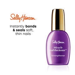 Sally Hansen Miracle Nail Thickener, finition brillante: améliore l’apparence des ongles.