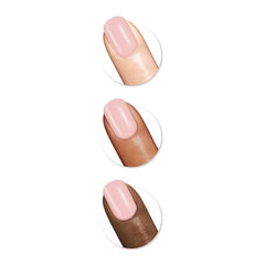 Application étape 1 couleur du vernis gel miracle Sally Hansen – effet semi-opaque élégant.