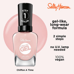 Top coat du vernis gel miracle Sally Hansen pour brillance et protection prolongées.