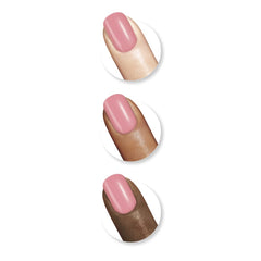 Pinceau breveté Sally Hansen Insta-Dri Sugar Poppy pour une couvrance homogène sans traces.
