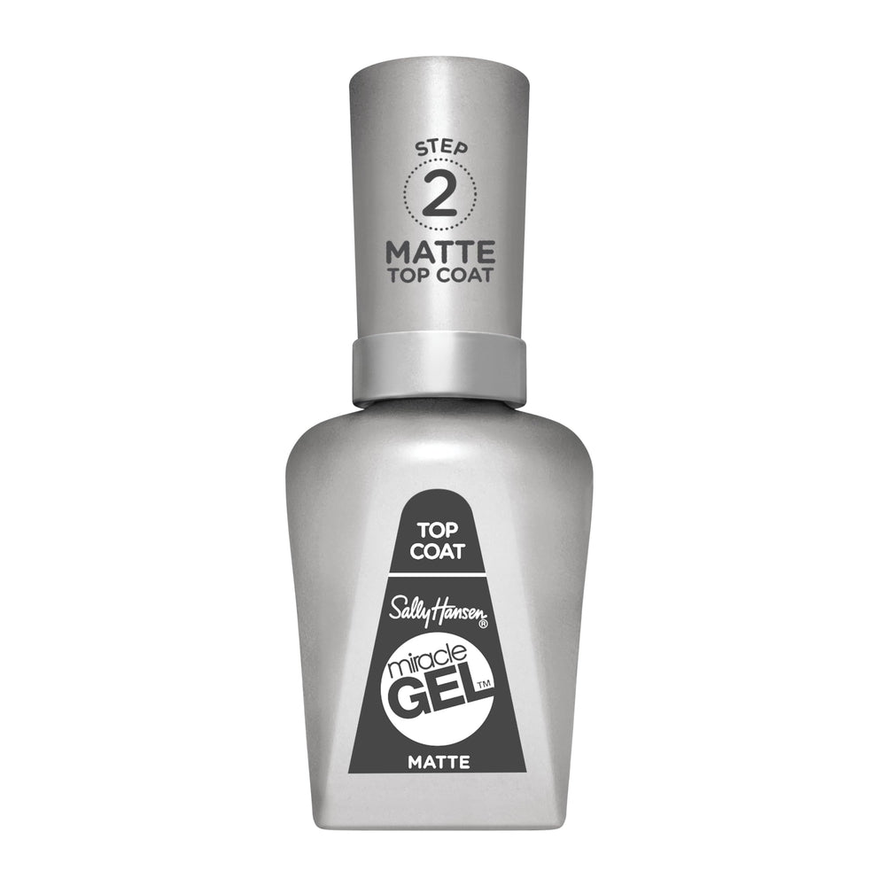 Sally Hansen Miracle Gel Matte, bouteille prête à l’emploi, fini mat.