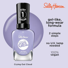 Couleur opaque et lumineuse Sally Hansen Miracle Gel.