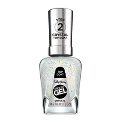 Sally Hansen Miracle Gel Crystal Top Coat application nette sans lampe UV et finition brillante