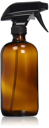 Sally's Organics – bouteille ambrée avec pompe, sécurité et réutilisation faciles.