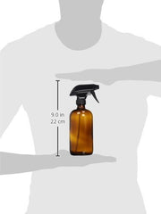 Sally's Organics – bouteille verre ambré avec pompe réglable pour usages variés.