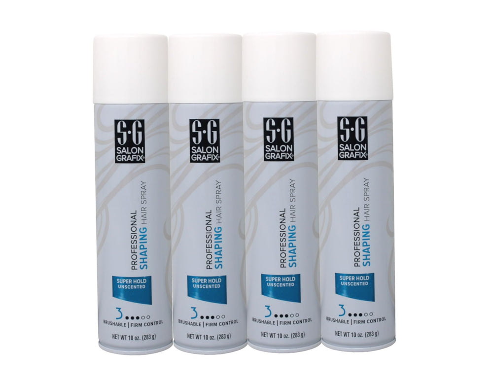Salon Grafix spray coiffage: fixation forte et sans parfum pour un style durable.