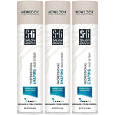 Spray coiffant sans parfum Salon Grafix, bouteille de 10 onces, maintien puissant et fini naturel.