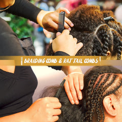 SALON SILK peigne-dents-moyens: séparation précise pour des styles variés.