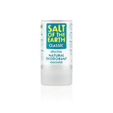 Salt Of the Earth Crystal Spring déodorant bâton 90 g, protection naturelle sans parfum.