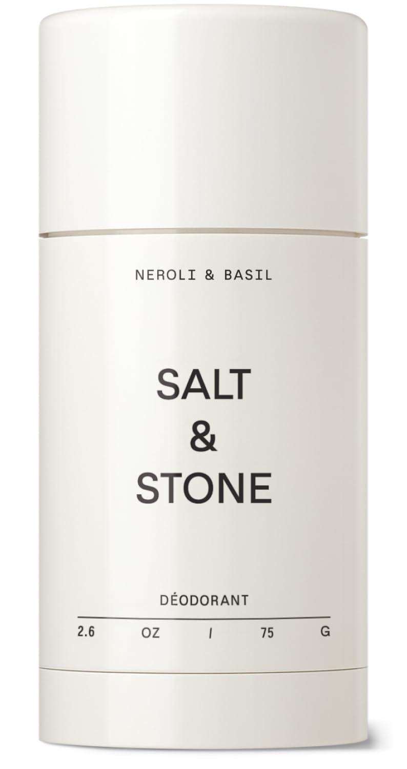 Salt & Stone déodorant Neroli et Basil, application douce pour une fraîcheur durable