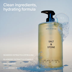 Salt & Stone Douche Mousse Riche Santal-Vetiver – mousse généreuse pour peau veloutée