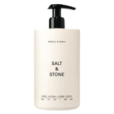 Salt & Stone Lotion Corps Neroli Basil, bouteille 450 ml, hydratation rapide et parfum frais.