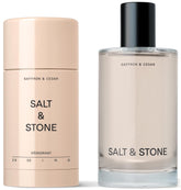 Salt & Stone Signature Duo: déodorant en bouteille et brume hydratante.