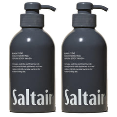 Gel douche Saltair Black Tide en duo pompe 17oz, pratique et hydratant.