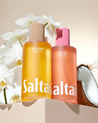 Saltair huile-corps bouteille 10onces: format jumbo pour hydratation durable.