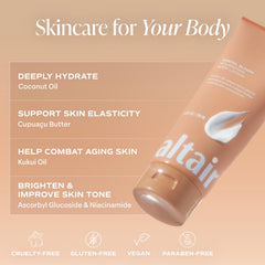 Saltair lotion corps: texture crème riche et veloutée.