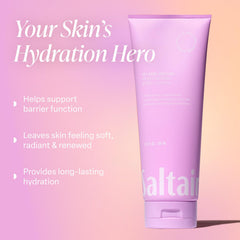 Texture crèmeuse Saltair Lotion Corps, application douce et rapide.