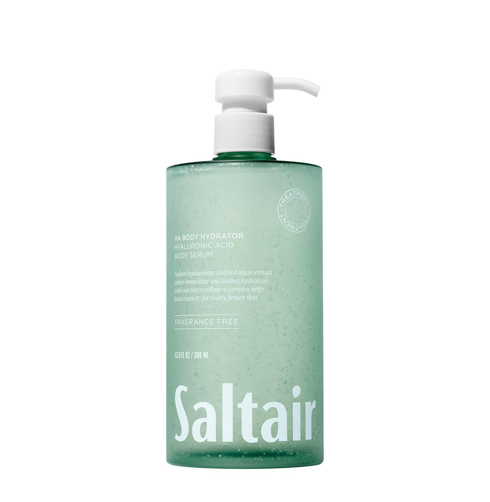 Sérum corps Saltair en bouteille pompe pour hydratation légère et absorption rapide