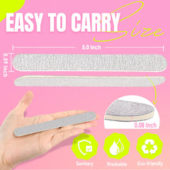 SALVMARY lime double-face zebre 80/80 pour acryliques et faux ongles.