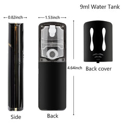 Design noir élégant Kingsmile Sameriver, accessoire beauté portable.