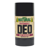 Sam's Natural Déodorant Patchouli en tube – parfum musqué et durable, fraîcheur tout au long de la journée.