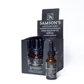 Sérum Samson's Apothecary dans sa bouteille 30 ml, pratique pour une application précise.