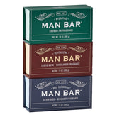 Ensemble cadeau Man Bar de San Francisco Soap Co, présentation soignée et pratique.