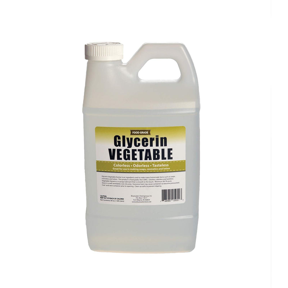 Glycérine végétale Sanco, flacon 64oz prêt pour projets faits maison.