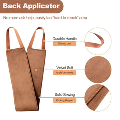 Sanfery gant exfoliant bronzage, préparation de la peau pour un fini uniforme.