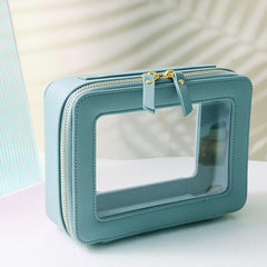 SANHECUN trousse avec fenêtre PVC translucide, pour voir rapidement le contenu.