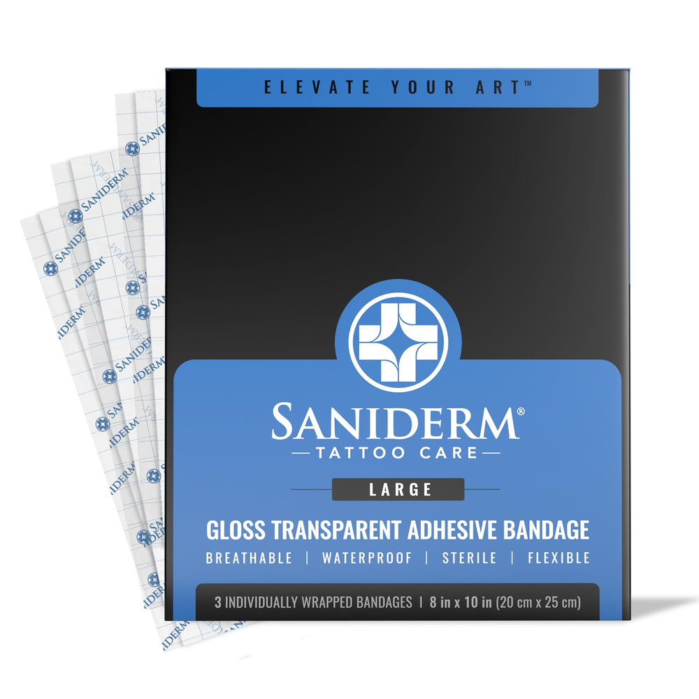 Bandage Saniderm Original après-tatouage protègent et favorisent une guérison fluide