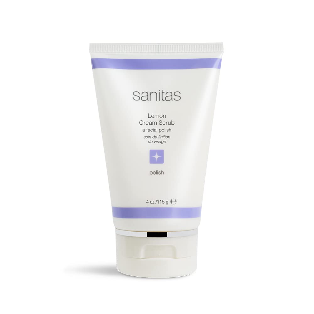 Sanitas Gommage Crème Citron – exfoliation douce pour révéler une peau lumineuse.