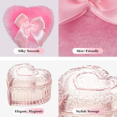 sansaieco pouf poudre corps grand diamètre: couverture rapide des grandes zones.
