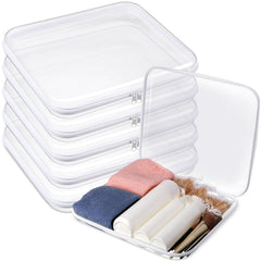 Sanwuta ensemble d'étuis transparents pour un rangement clair et pratique en voyage.