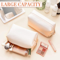 Trousse cosmétique compacte Sanwuta pour voyage en ivoire