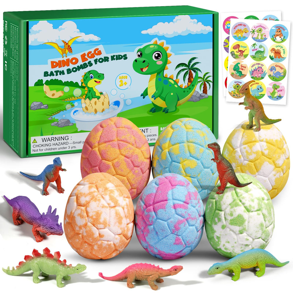 Sanyi œuf bain dino avec emballage luxueux, cadeau parfait