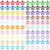 Barrette étoile SAOROPEB multicolore, petit format idéal pour cheveux fins et épais.