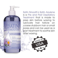 SATIN SMOOTH Formule duale: soin complet pré et post épilation