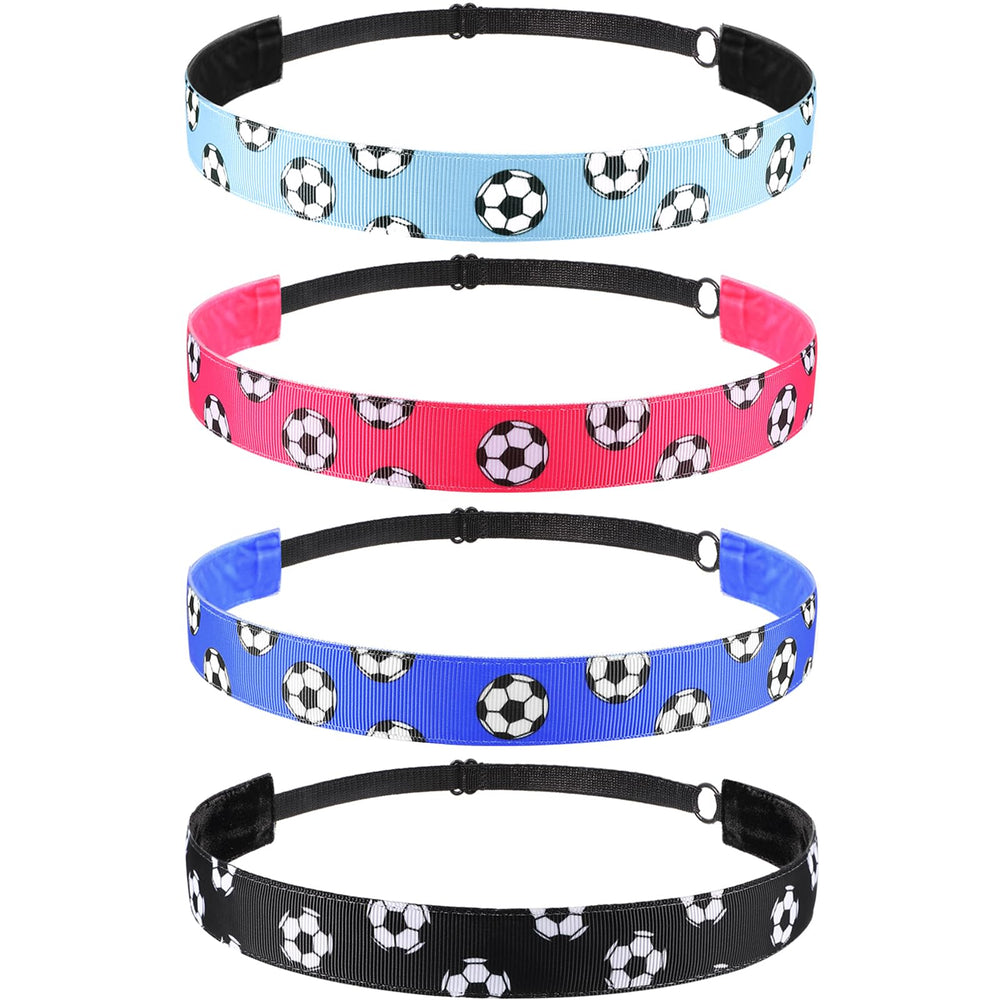 SATINIOR bandeau football anti-glissement noir pour maintien fiable pendant l entraînement