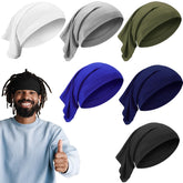 SATINIOR bonnet-dreadlocks elastique—six couleurs pour un style rapide.