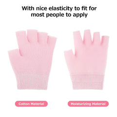 SATINIOR gants sans doigts couleur noir, confort quotidien pour peau sèche.
