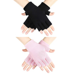 SATINIOR gants sans doigts couleur rose pour hydratation légère des mains.