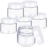 SATINIOR pots plastiques transparents 1oz avec bouchon: rangement sûr en voyage