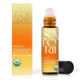 Satorie Huile ricin et encens — bouteille pour hydratation en profondeur.