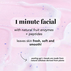 Texture gel visage Saturday Skin prête à être appliquée pour polir la peau.