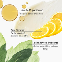 Texture onctueuse et légère du masque Lèvres Yuzu Saturday Skin