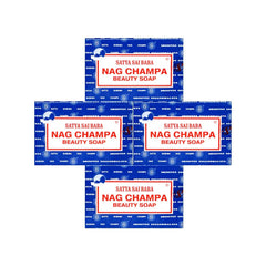 Savon Satya Nag Champa Sai Baba, barre de 150 g, parfum naturel pour la douche.