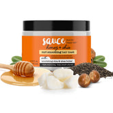 SAUCE BEAUTY masque miel chia, hydratation des boucles et frisottis maîtrisés.