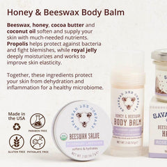 Emballage Savannah Bee Company élégant pour utilisation sans dégâts.